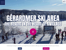 Tablet Screenshot of gerardmer-ski.com